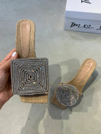 Quadelle | Square Heel Sandals