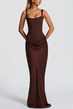 Lenoria | Square Neck Maxi Dress