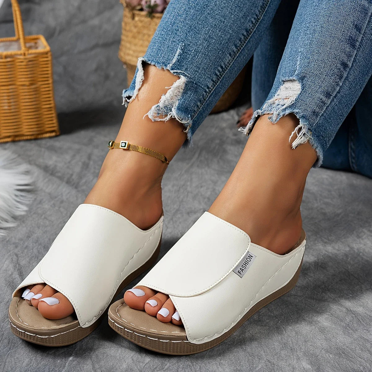 Archvella | Thick Sole Support Slippers