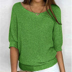 Roundelle | Three Quarter Sleeve Sweater