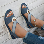 Bucklea | Flat Buckle Sandals
