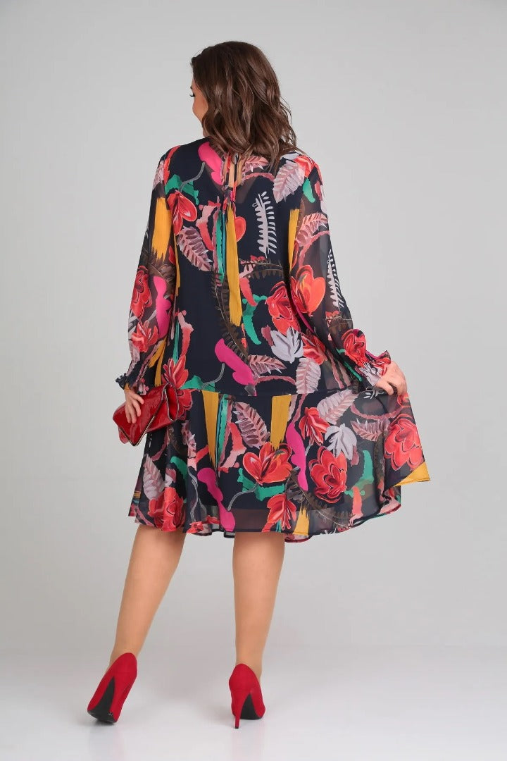 Florine – Graceful Floral Gown