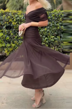 Louise | Chic V-Neck Maxi Dress for Special Occasions