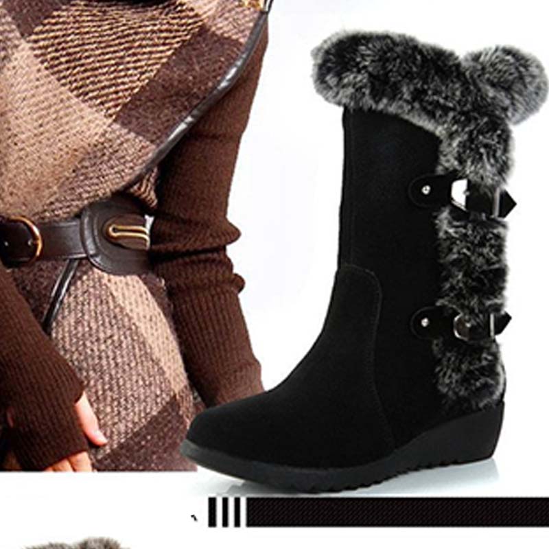 Plushvella | Mid Calf Winter Boots