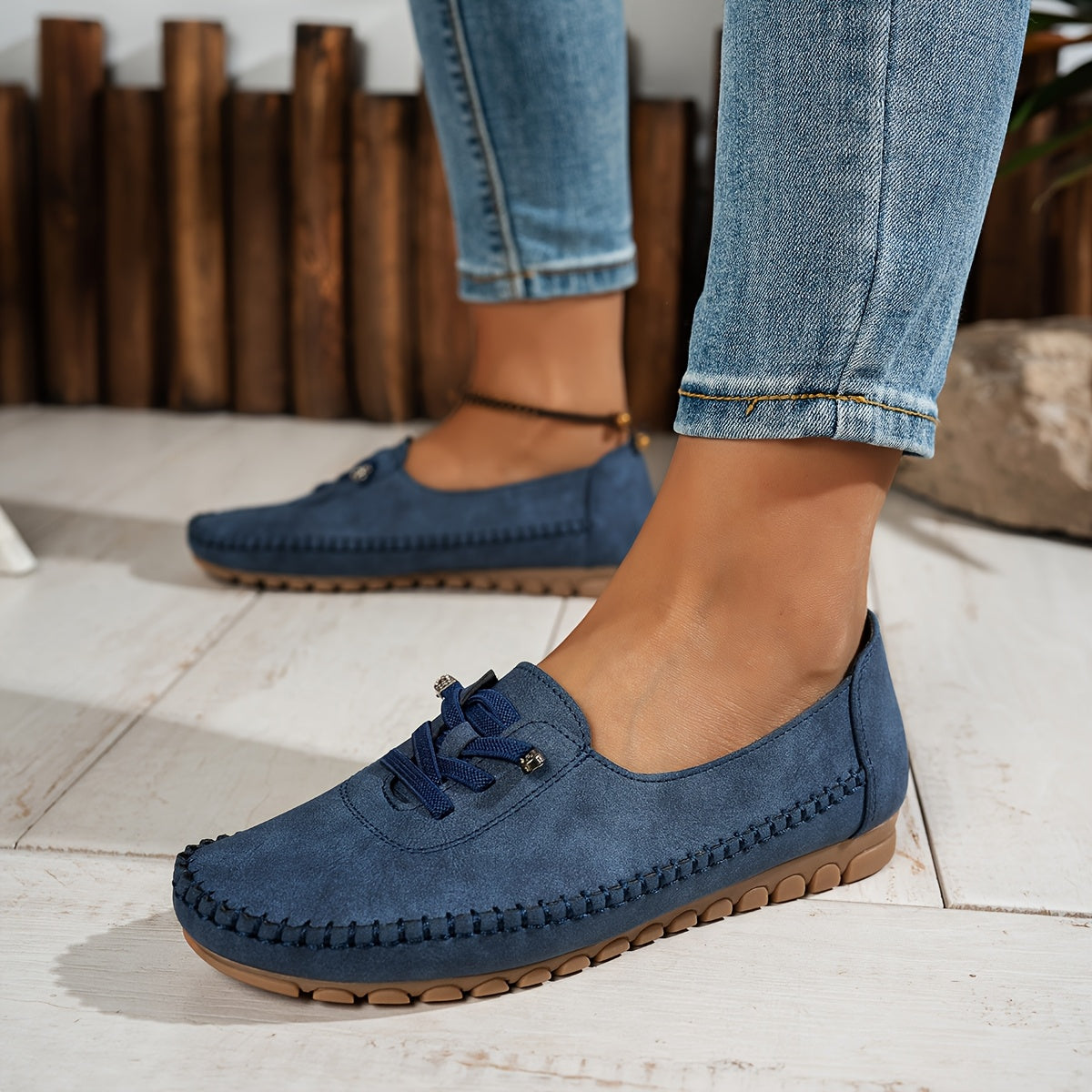 Lightweight Flexible Moccasins Soft Pink Suede Comfort