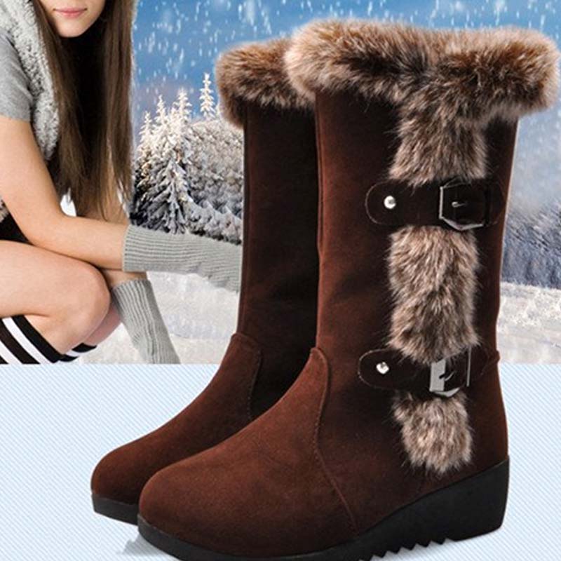 Feylarin | Plush Lined Mid-calf Snow Boots