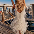 Fringella | Elegant Fringe Party Dress