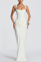 Lenoria | Square Neck Maxi Dress