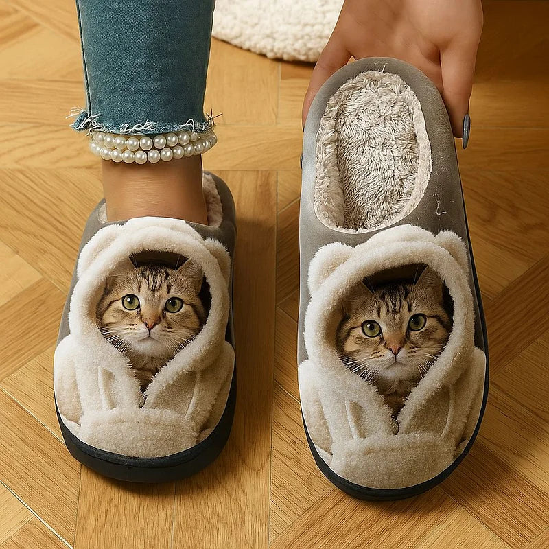 Feloria | Cat Face Slip Slippers