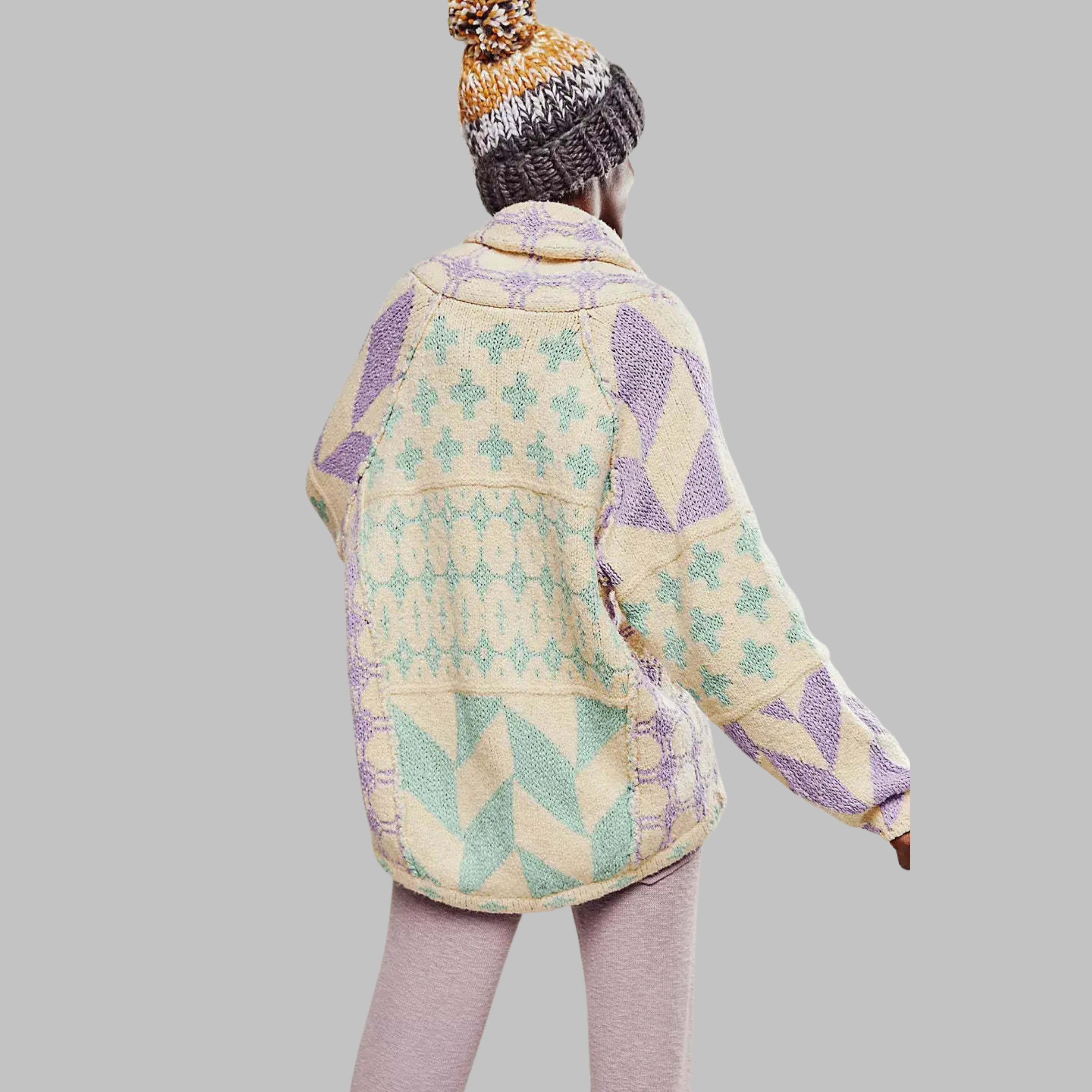 Portelle | Vintage Button Collar Cardigan