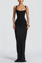 Lenoria | Square Neck Maxi Dress