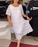 Delivara | Elegant Short Sleeve Dress