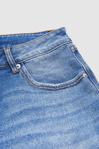 Denvara | Straight Leg Mid Rise Jeans
