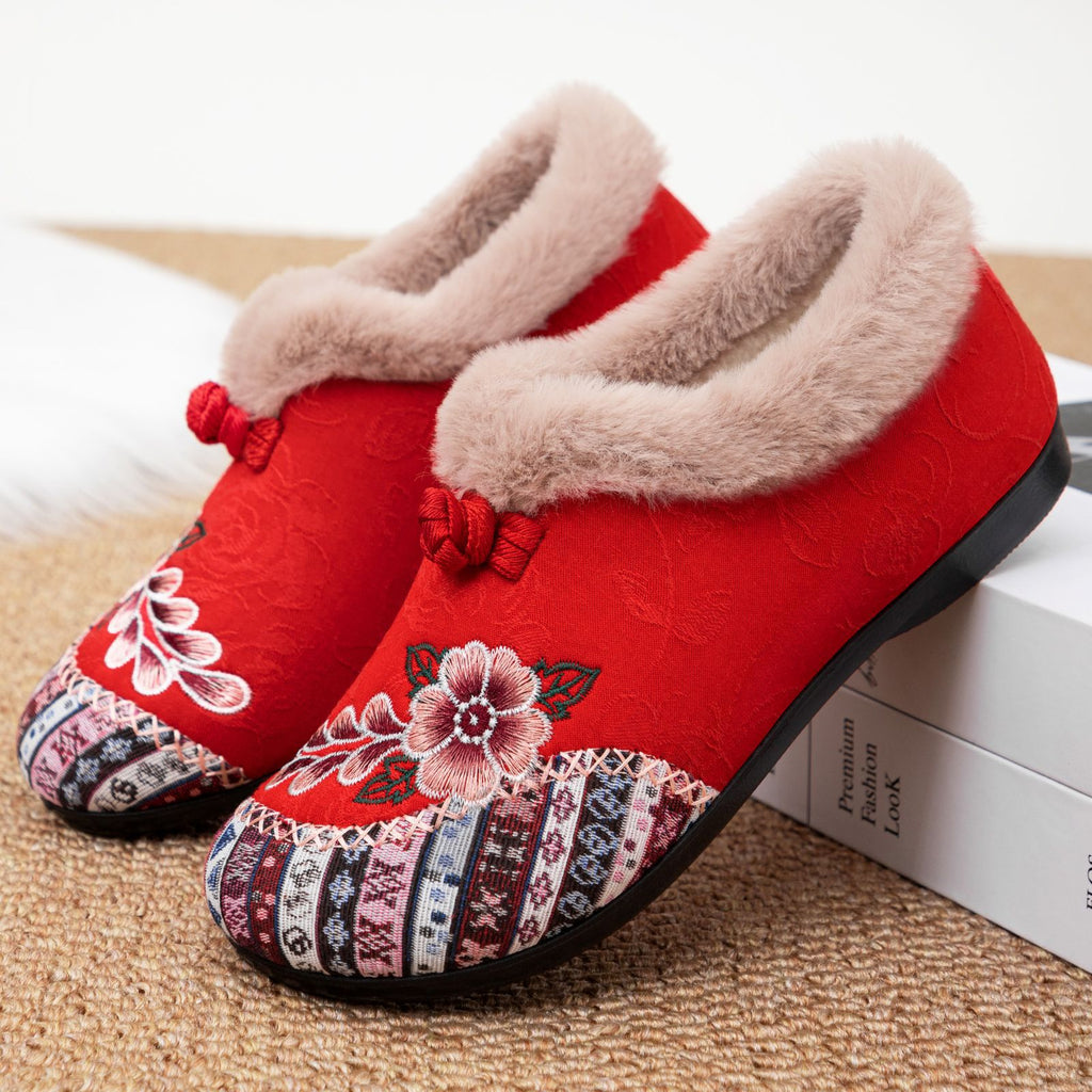 Averiellea | Floral Warm Shoes