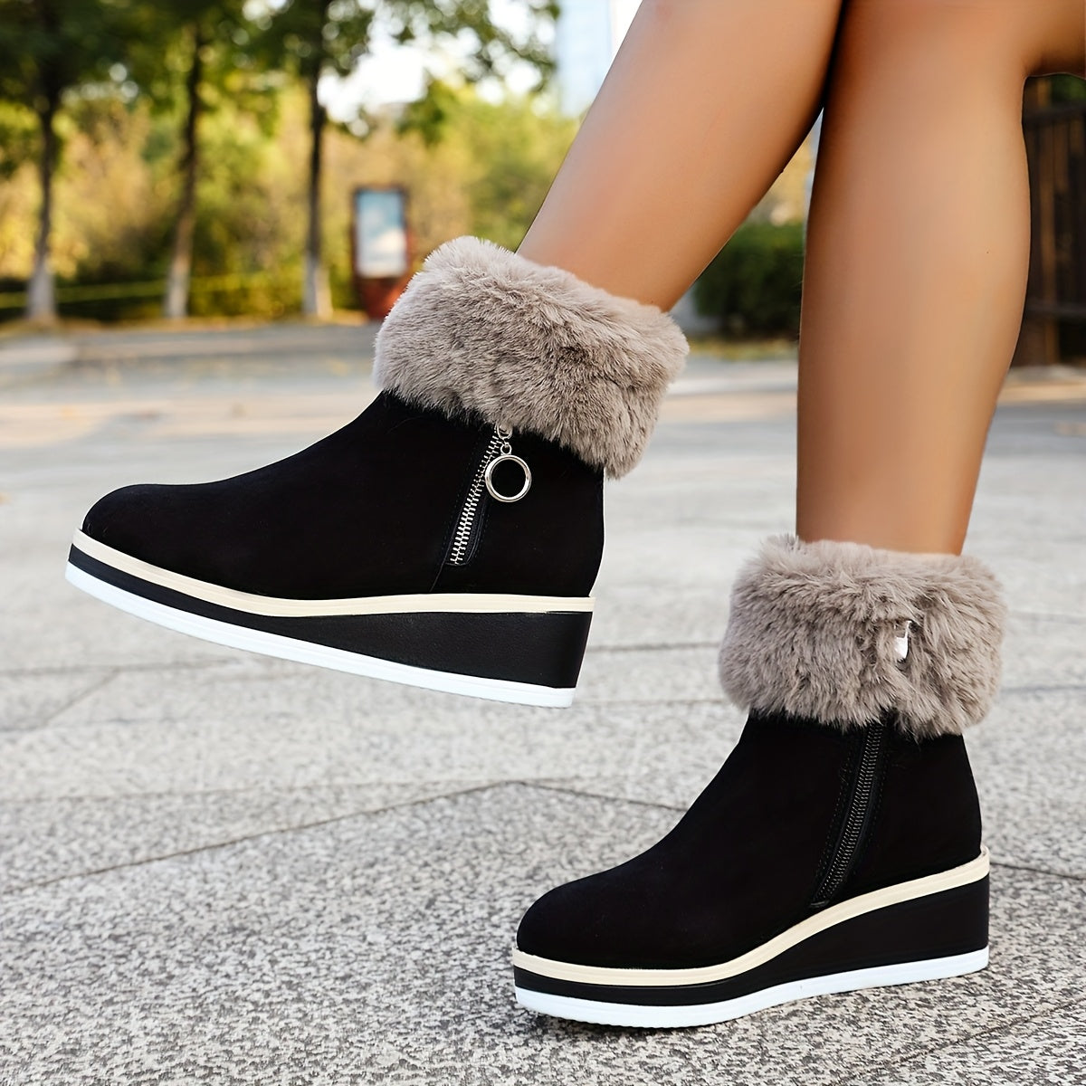 Ortheva | Orthopaedic Wedge Ankle Boots