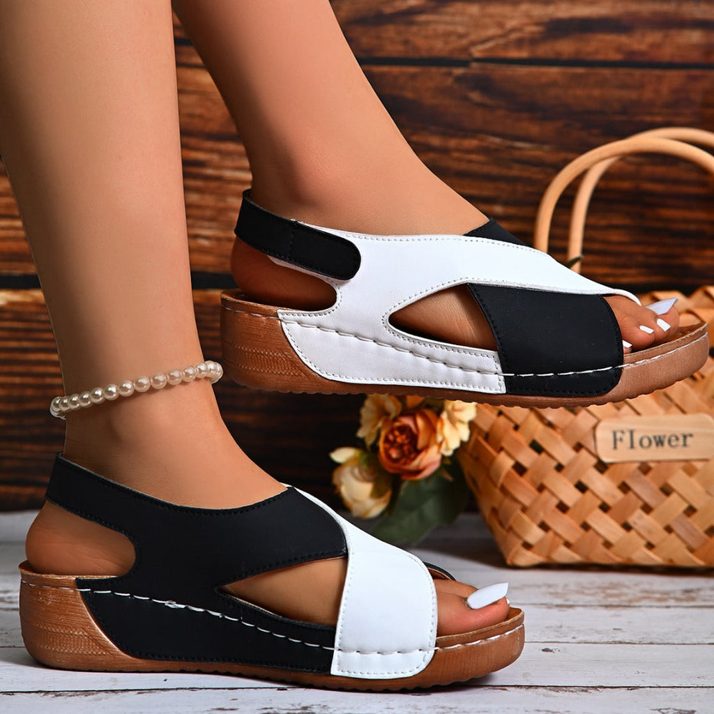 Orthopaedic Wedge Sandals Memory Foam Comfort