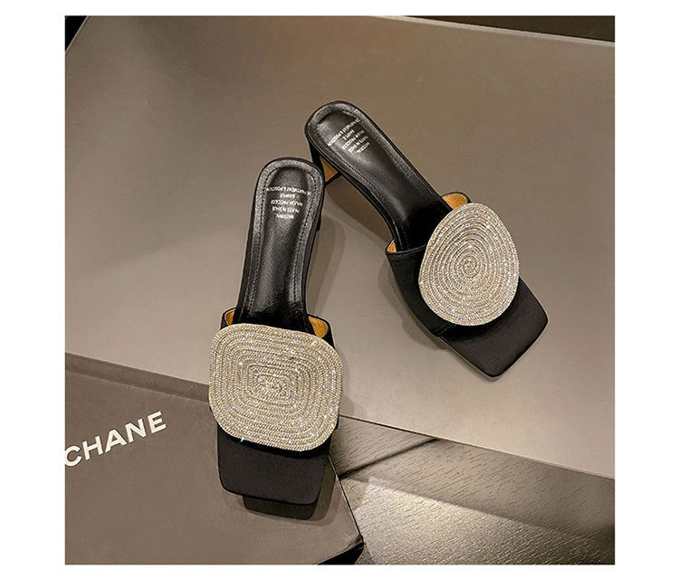 Quadelle | Square Heel Sandals