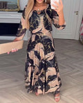 Camille | Floral Chiffon Dress