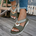 Bucklea | Flat Buckle Sandals