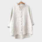 Eline | Elegant Linen Summer Blouse