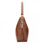 Scratch Proof Leather Hobo Handbag Versatile Wear