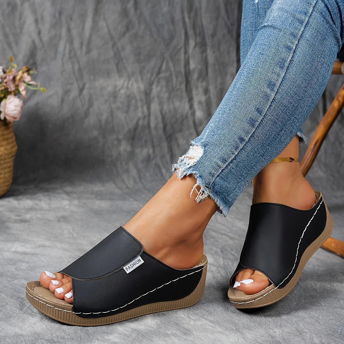 Archvella | Thick Sole Support Slippers