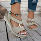 Bucklea | Flat Buckle Sandals