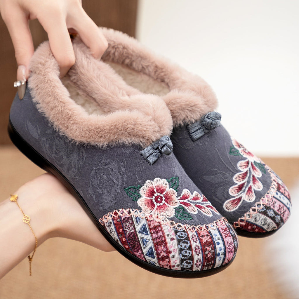 Averiellea | Floral Warm Shoes