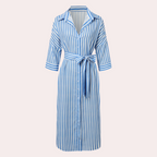 Noa | Casual Striped Midi Dress