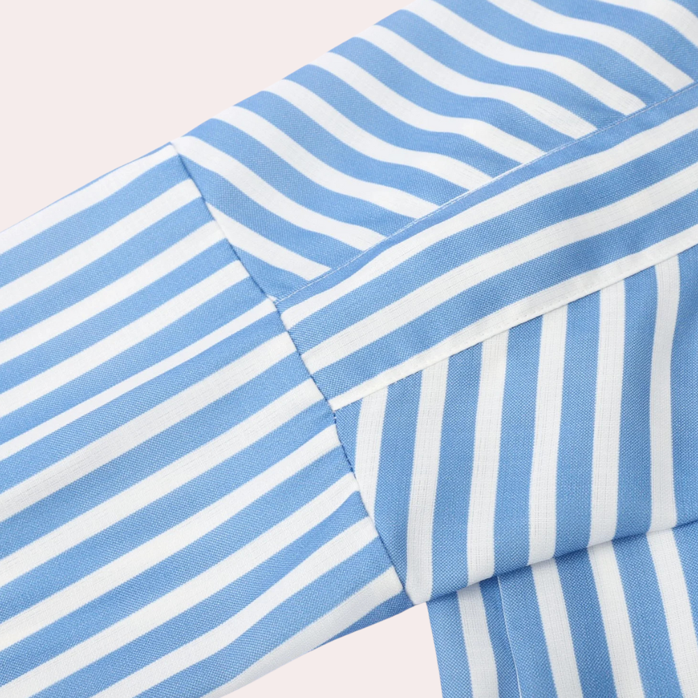 Noa | Casual Striped Midi Dress