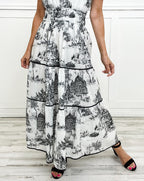 Cylene | classic toile dress