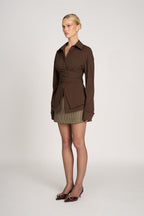 Nirelle | tailored wrap shirt