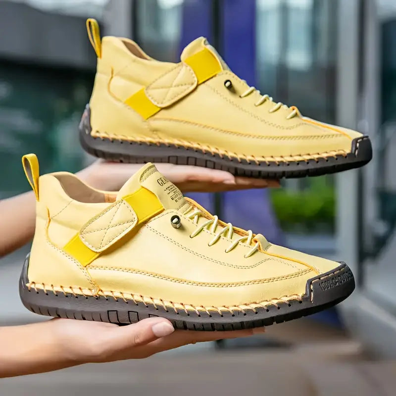 Orthopedic Sneakers Leather Wide Fit Comfort