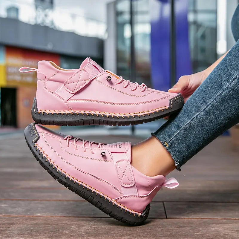 Orthopedic Sneakers Leather Wide Fit Comfort