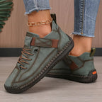 Orthopedic Sneakers Leather Wide Fit Comfort