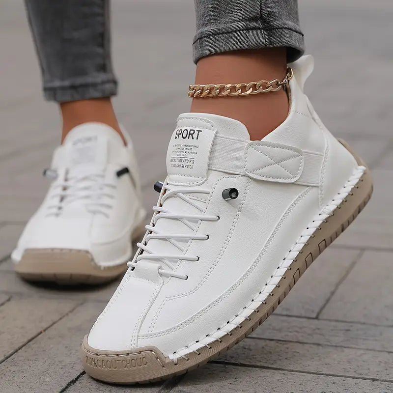 Orthopedic Sneakers Leather Wide Fit Comfort