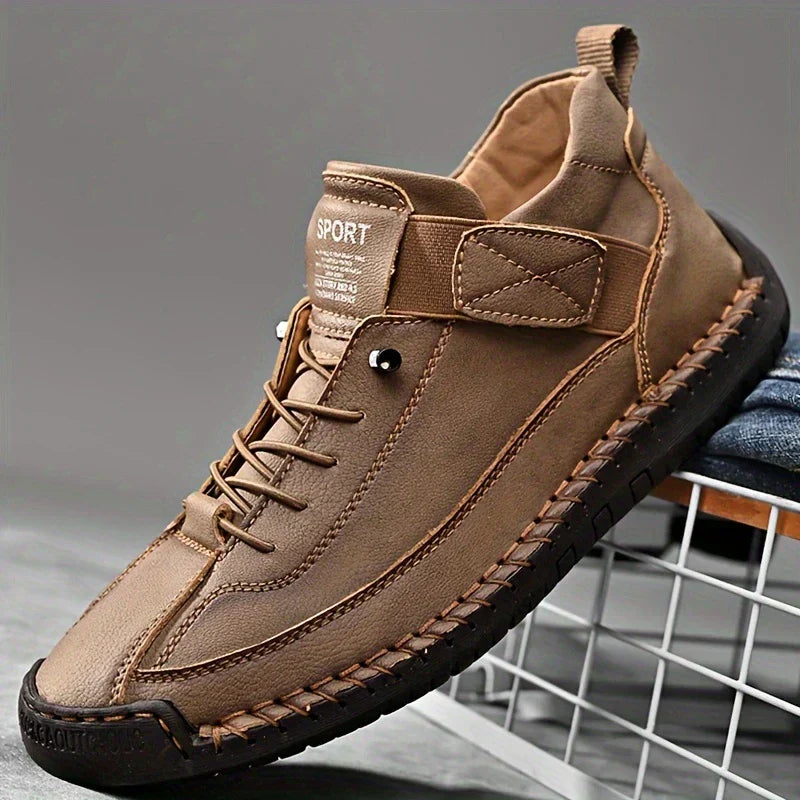 Orthopedic Sneakers Leather Wide Fit Comfort