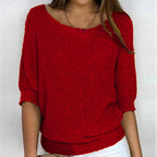 Roundelle | Three Quarter Sleeve Sweater