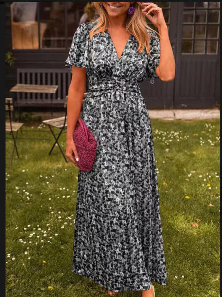 Élina – Elegant Floral Maxi Dress