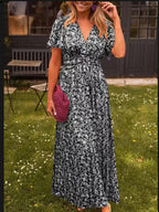 Élina – Elegant Floral Maxi Dress