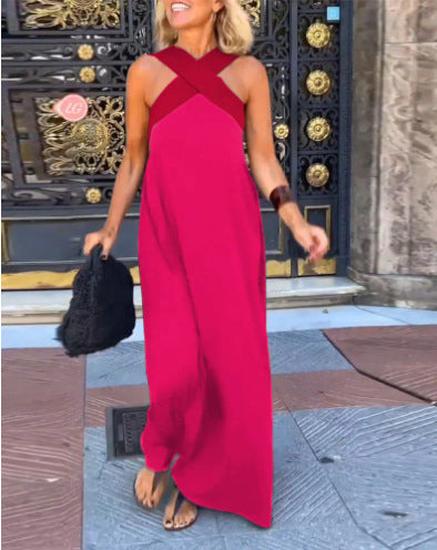 Delphine | Cross-Front Cut Dress