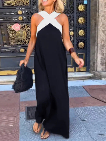 Delphine | Cross-Front Cut Dress