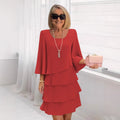 Margaux – Chic Ruffled Midi Dress