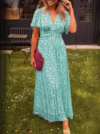 Élina – Elegant Floral Maxi Dress