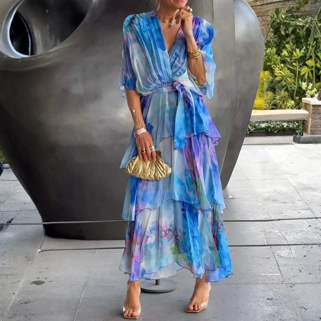 Cassia – Graceful Chiffon Dress