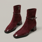 Rovielle | Elegant Mid Heel Ankle Boots