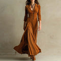 Mirella | Elegant Velvet Maxi Dress