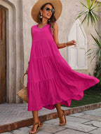 Selviera | Flared Summer Maxi Dress