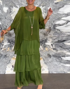 Lara – Graceful Maxi Dress with Flowing Design