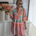 Solvienne | boho tiered dress